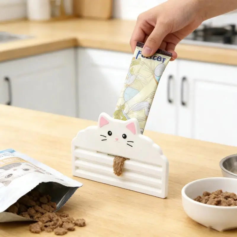Maximizes Leftovers Ensures No Waste Cat Snack Extruder Food Squeezer Qme