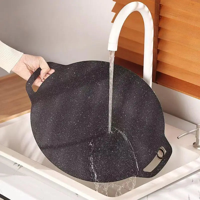 Kitchen Non-stick Pan 28 30 32 34 Korean Maifan Stone BBQ Grill Qme 30CM