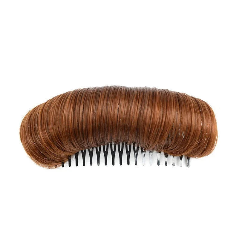 Wig Cushion Stable Hair Roots Volumizing Fiber Insert Comb Invisible Fluffy Hair Pad Female Heightening Artifact Hairstyle Tool Qme red brown