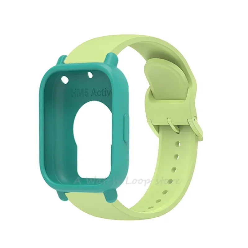 Silicone Case Strap Redmi Watch 5 Lite Active Repacement Bracelet