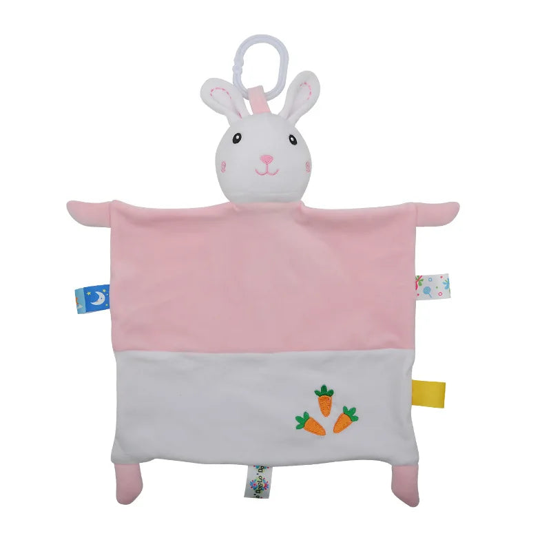 Plush Bear Comfort Towel Baby Sleep Security Blanket Cute Doll Early Qme Rabbit M