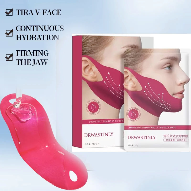 Double Chin Eliminator V Line Shaping Face Masks Toning Hydrogel Qme