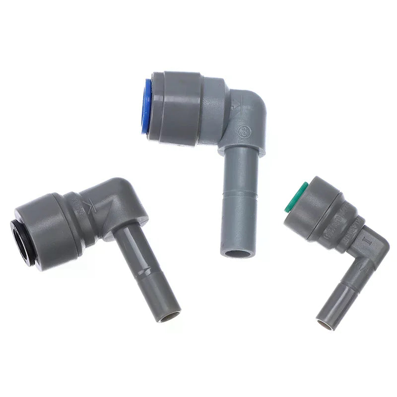 6.35MM 8MM 9.5MM Male To Female Elbow Plastic Quick Connect Pipe Hose Connector Push-in Fittings Joint Qme