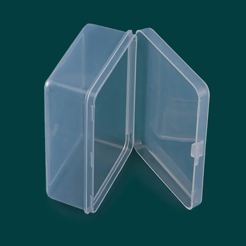 Jewelry Beads Container Sundries Organizer Plastic Transparent Qme