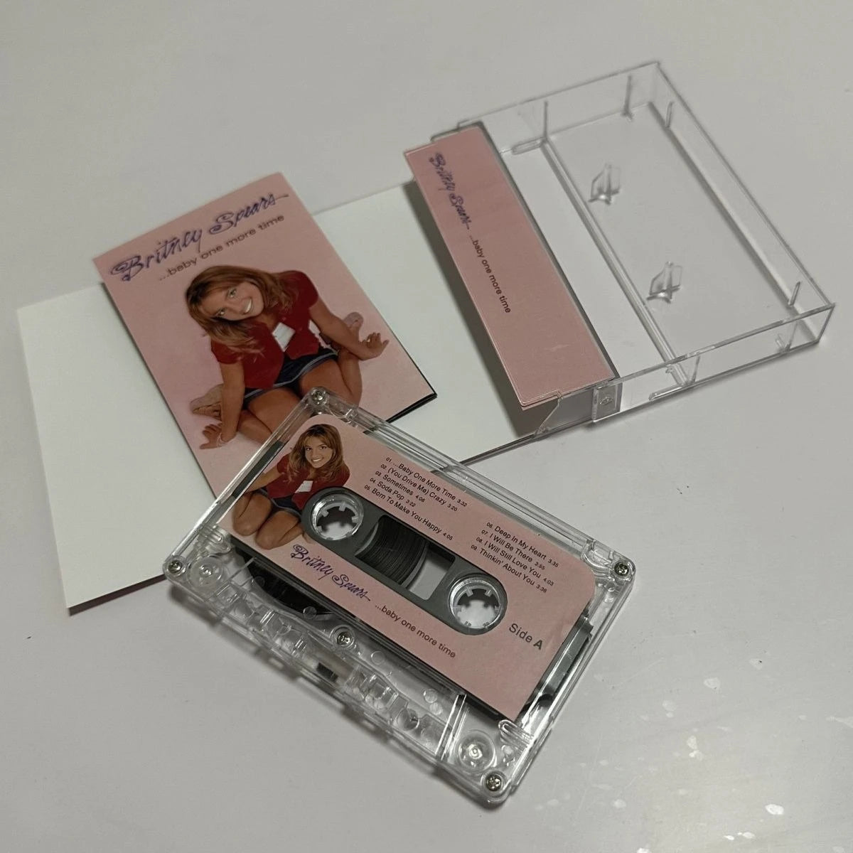 Y2K Pop Icon Debut Album Cassette Tape, Featuring Hit Single “…Baby One More Time”, Retro Format, Ideal for 90s Music Collectors Qme