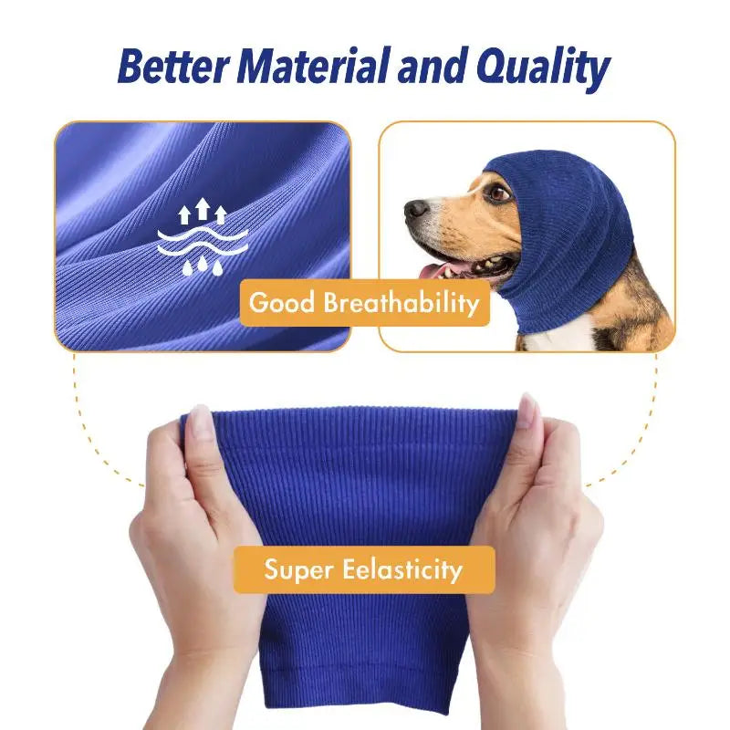 Soundproof Pet Bath Quiet Dry Headsleeve Dog Suppliesdog Grooming Qme