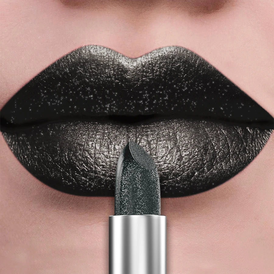 21Colors Bold Intense Glitter Shiny Metallic Lipstick Pearlescent Lip Qme 119
