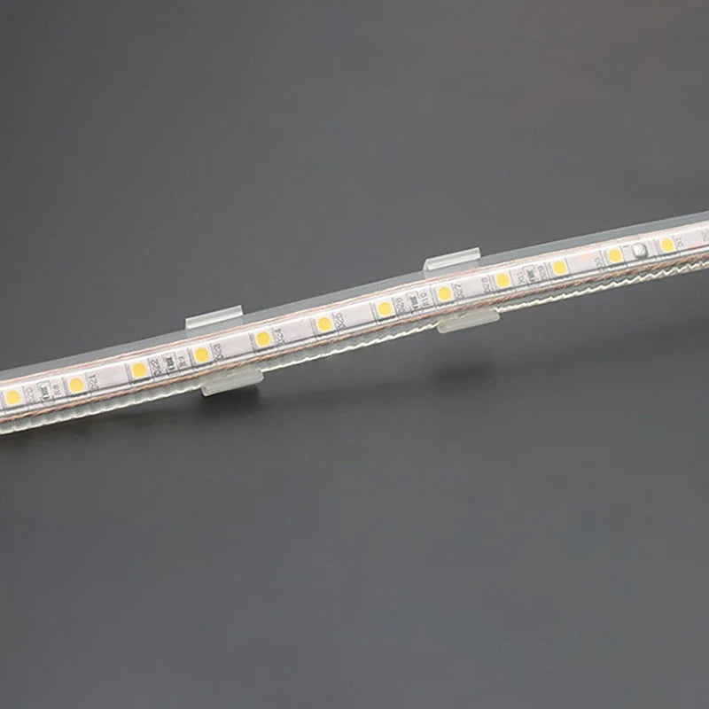 20PCS 10/12/14/17/20mm LED Strip Fix Clips Connector For Fixing 2835 Neon Light 220V COB Plastic Buckle Flexible Accessories. Qme