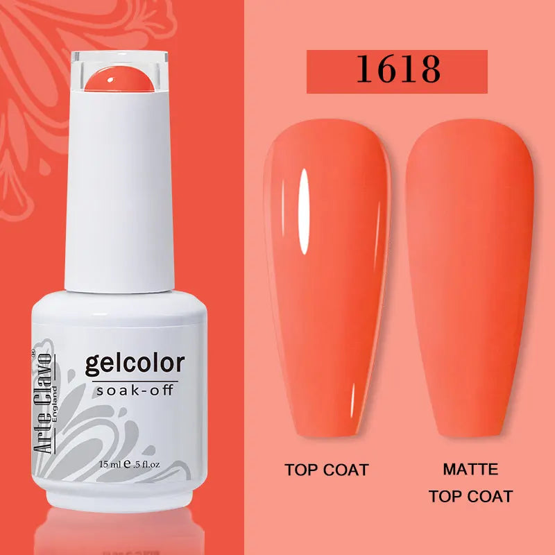 Arte Clavo15ml Gel Nail Polish Burgundy Red Brown Chocolate Art Soak