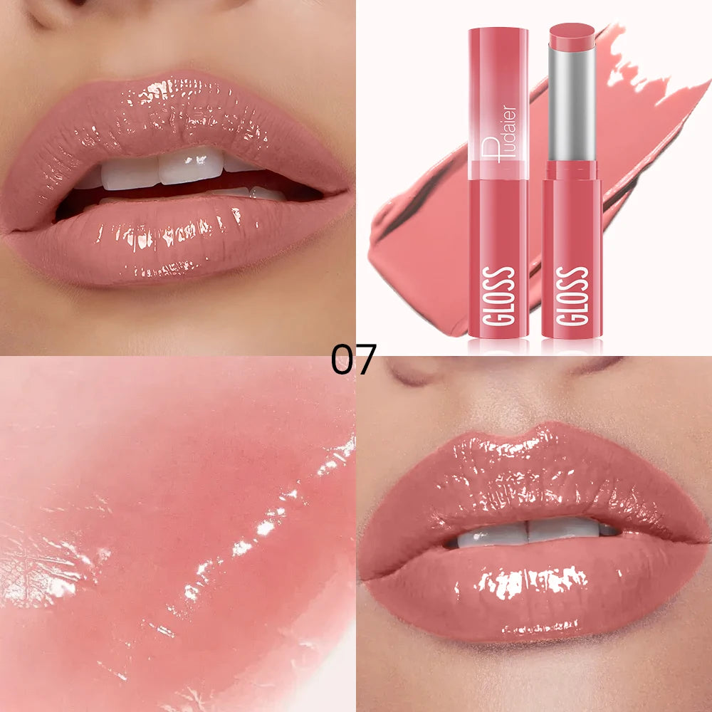 Hydrating Berry Shine Lipstick Long-lasting Plump Lip Cream Qme A-C2073-07