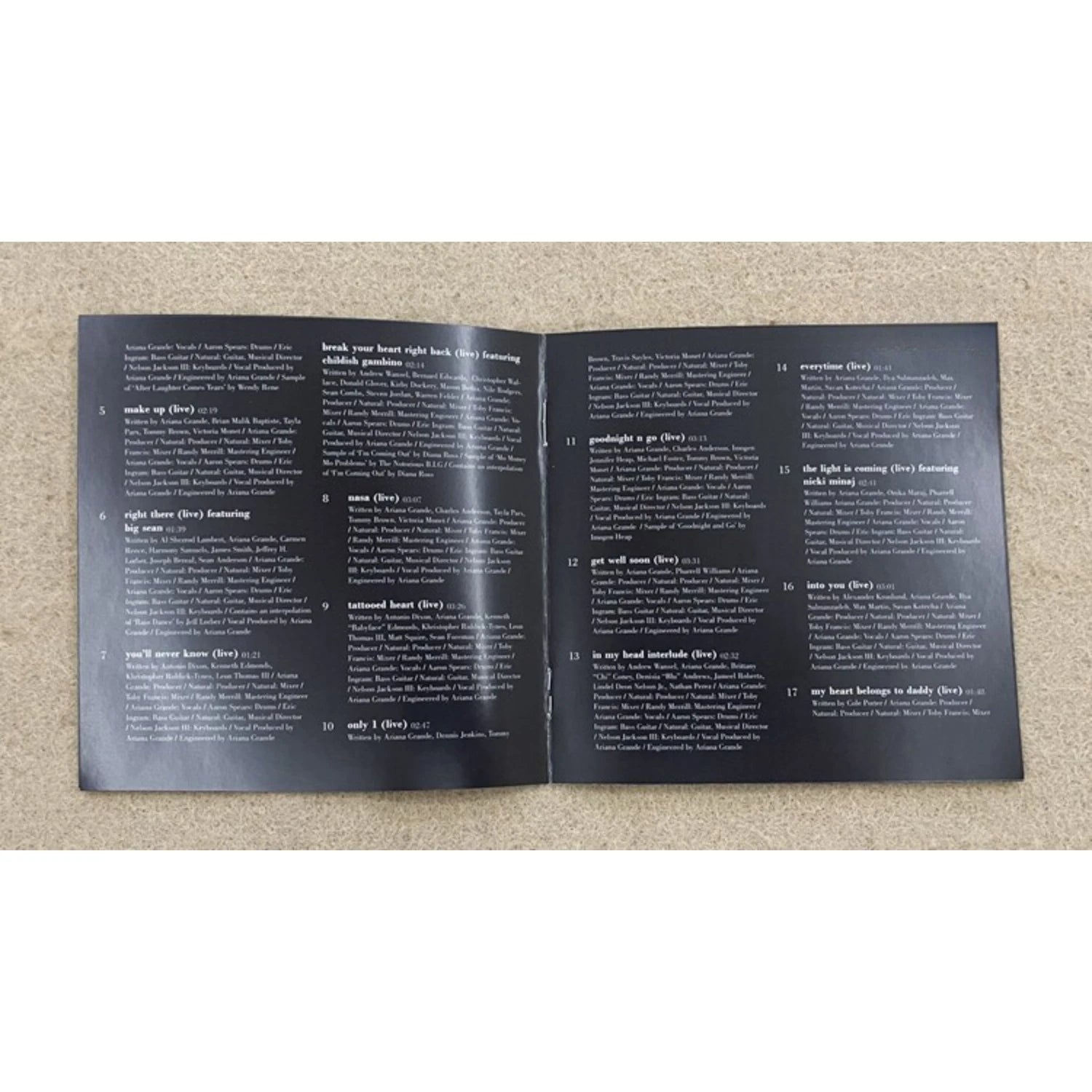 Live Pop Music 2CD Set with Black & White Stage Photography Print, Features Live Vocals & Stage Energy for Live Music Collectors Qme