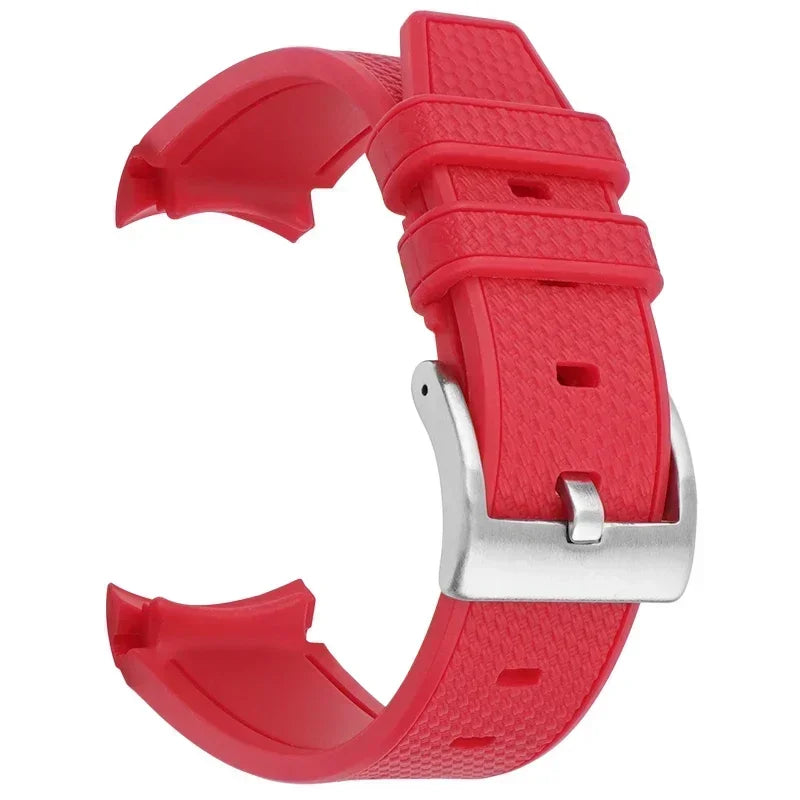 Watch Band for Omega X Swatch Joint MoonSwatch Speedmaster Curved End Rubber Silicone Strap Women Men Soft Sport Bracelet 20mm Qme RS 20mm