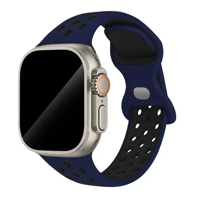 Silicone Strap Apple Watch Band Ultra 2 Sport Bracelet Iwatch Series