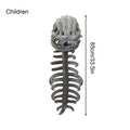 Dinosaur Skeleton Plush Costume Stuffed Toy Halloween Outfits Kids Qme 85cm