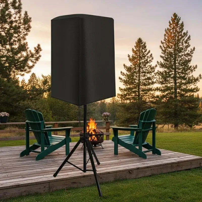 Resilient 210D Oxford Cloth Black Speaker Covers Water Dust Qme