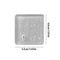 3D Spider Scorpion Silicone DIY Dark Punk Soft Stamping Plates Qme onesize