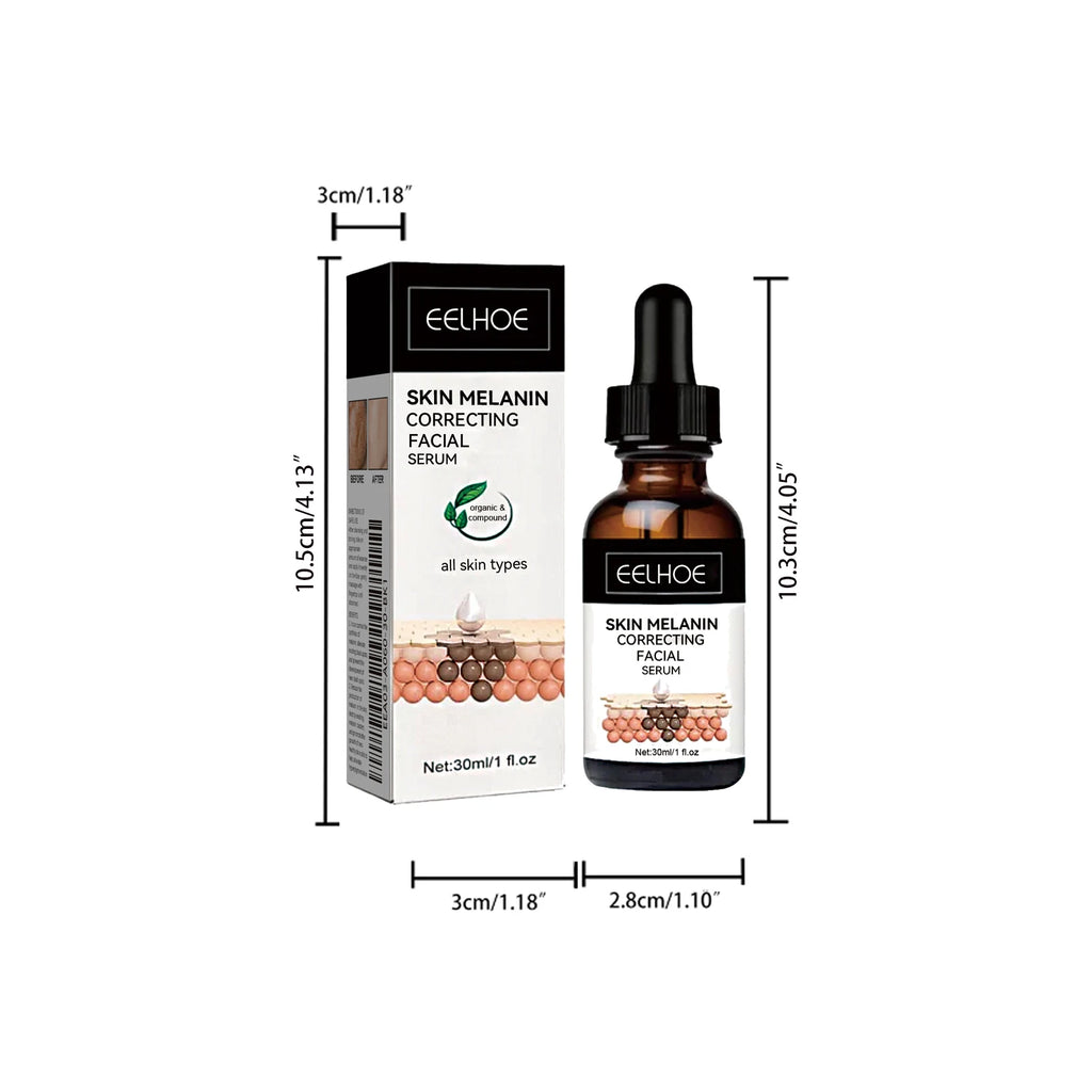 Melanin Correcting Facial Serum Fade Dark Spots Anti Freckle Lightening Pigment Blemish Niacinamide Brightening Face Serum Qme