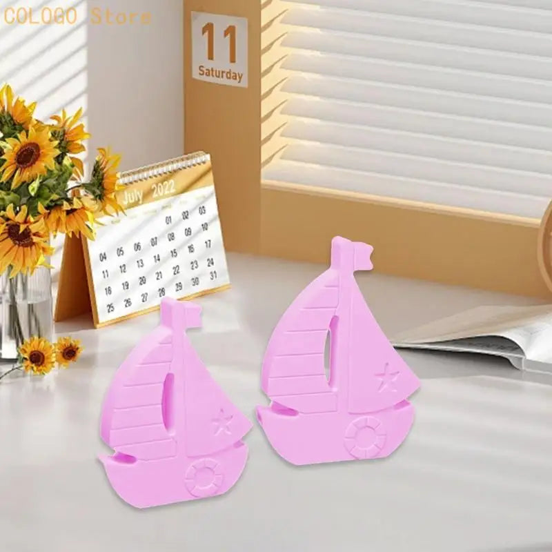 Sailing Ship Silicone Molds Candle Soap Gypsum Decoration Art Craft Qme