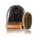 Men's Shaving Brush Boar Bristle Portable Barber Natural Beard Facial Qme A China Mainland