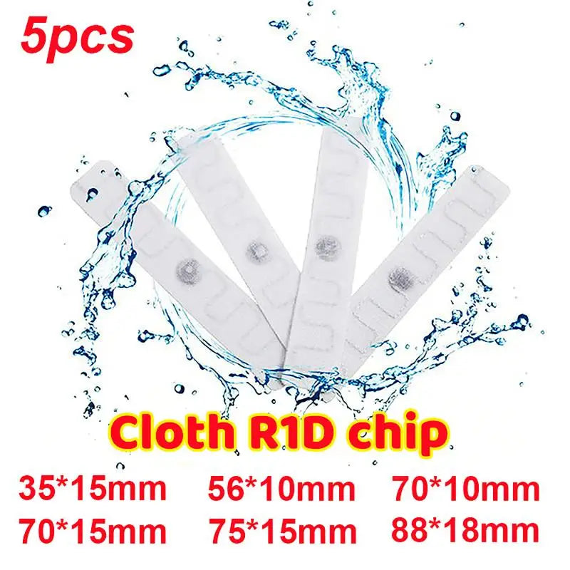Heat Resistant RFID UHF Tags Laundry Stickers Washable Adhesive Qme