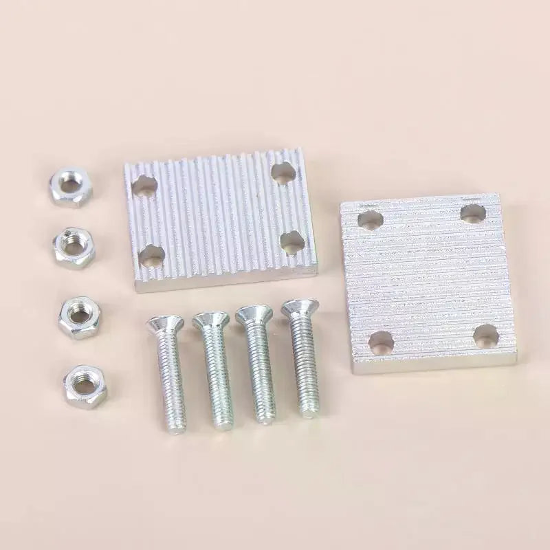 Aluminum Trapezoid Teeth Clamp Fit GT2 Open Synchronous Timing Belt Qme