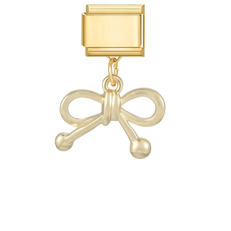 1PC Charm Cute Cartoon Pearl Dogs Horse Pendant Italian Charm Link Fit 9mm Bracelet Stainless Steel DIY Jewelry Making Wholesale Qme Style 11