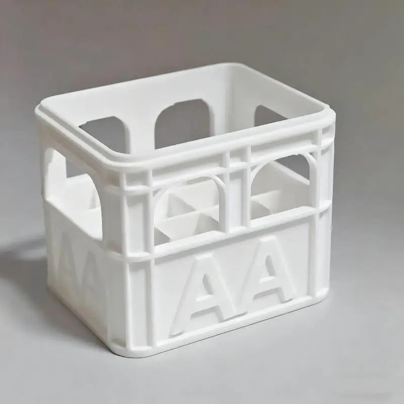 3D Printed Battery Storage Box DIY Beer Crate No. 5 Aa No. 7 Aaa 18650 Battery Stackable Storage Basket Storage Box Qme A5
