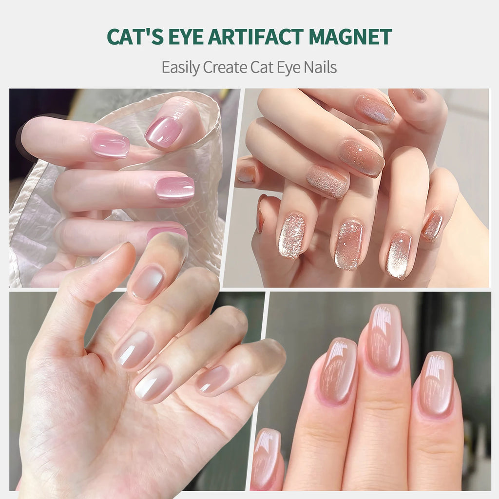 Nailpop Upgrade Cat Eye Magnet French Hollow Nail Art Easy Beginners Qme