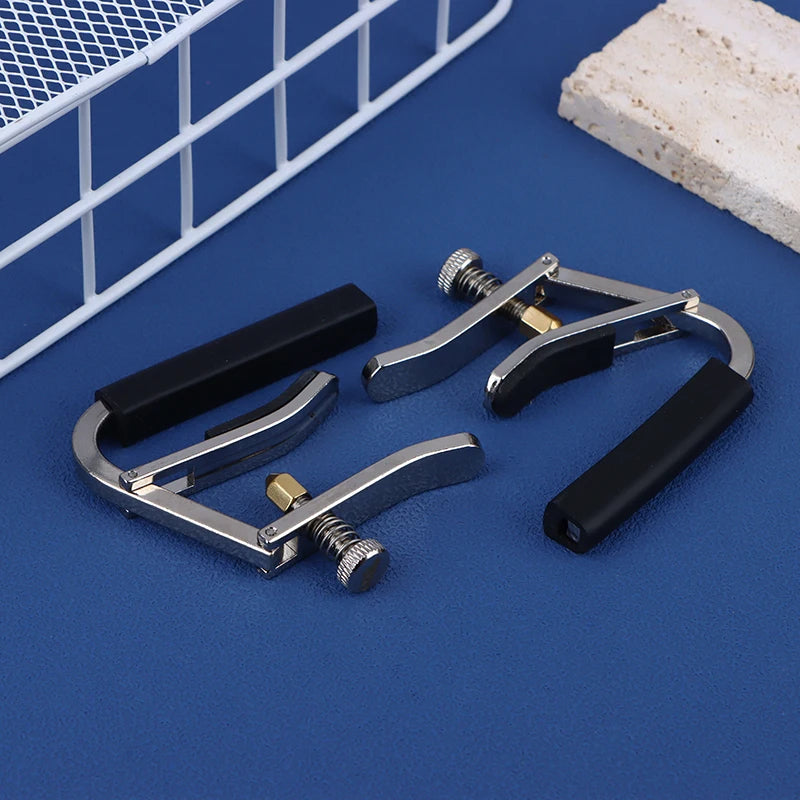 Classical Folk Acoustic Guitar Capo Metal Adjustable Pitch Clip Qme