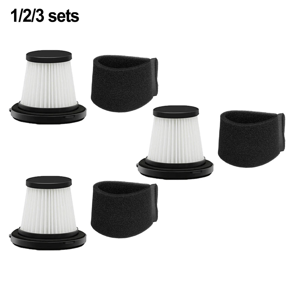 1/2/3 Sets Filter For Morse For G10 Cordless Vacuum Cleaner Washable Reusable Parts Household Tools Replacement Accessories Qme
