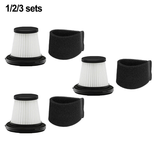 1/2/3 Sets Filter For Morse For G10 Cordless Vacuum Cleaner Washable Reusable Parts Household Tools Replacement Accessories Qme