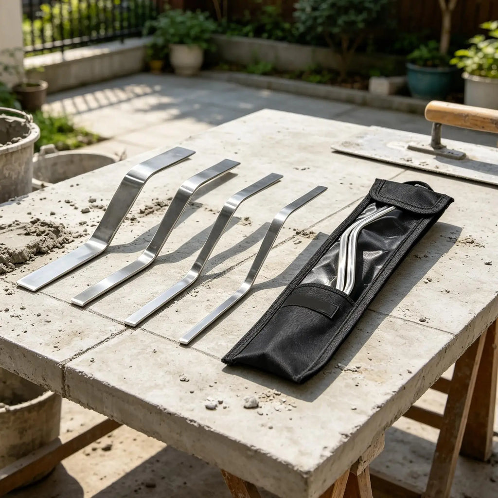 Tuck Pointing Tools 4-Piece S-shaped Double-ended Brick Jointer Qme