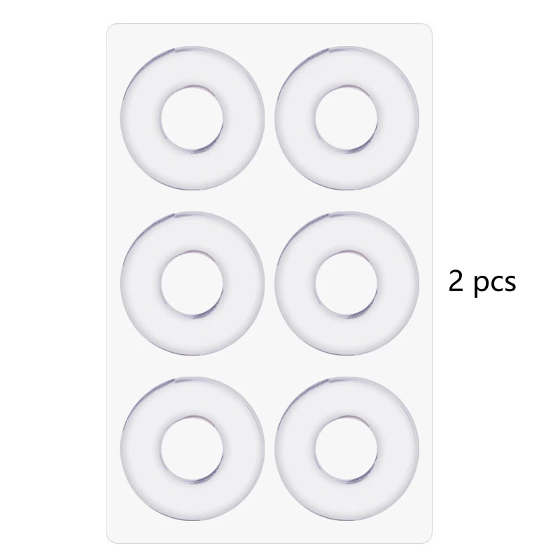 6 Patch/Pcs Gel Round Corn Patch High Heels Anti-Wear Foot Soft Pads Gel Material Wear-Resistant Washable Reusable Corn Patches Qme Transparent 2pcs China Mainland