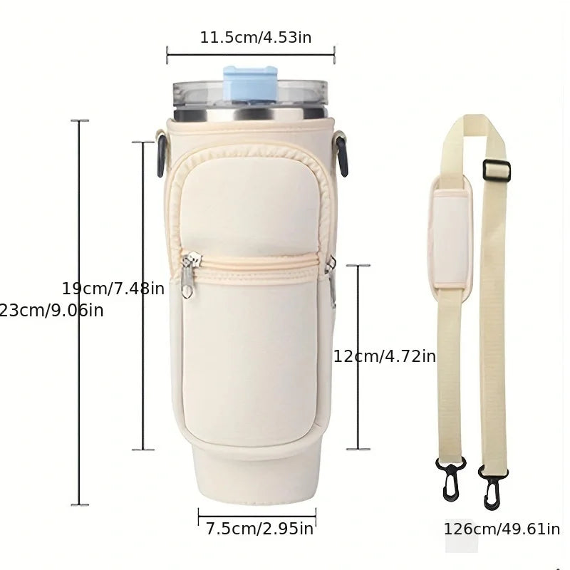 Ice Brave Cup Cover, includes two storage bags (can hold mobile phones and miscellaneous items) suitable for 30oz and 40oz cups Qme