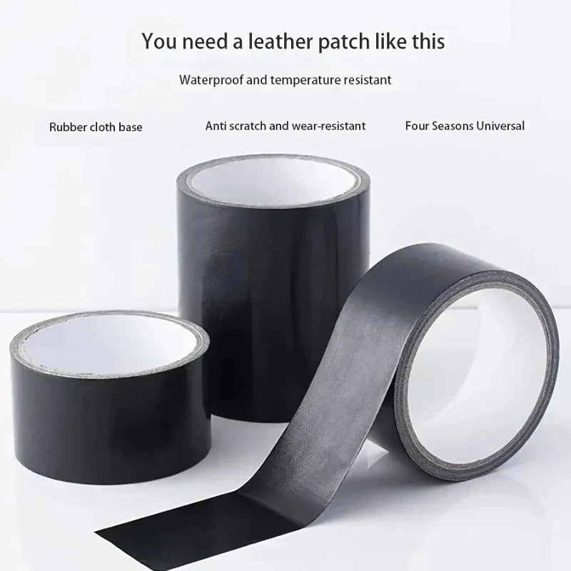 Black Cloth-based Adhesive Tape Is Used For Cushion Repair Leather Seat Sofa Leak Repair Leather Wear-resistant Repair Tape Qme