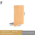 Nature Wooden Bookends Desktop Bookshelf Desk Organizer Office Home Qme F