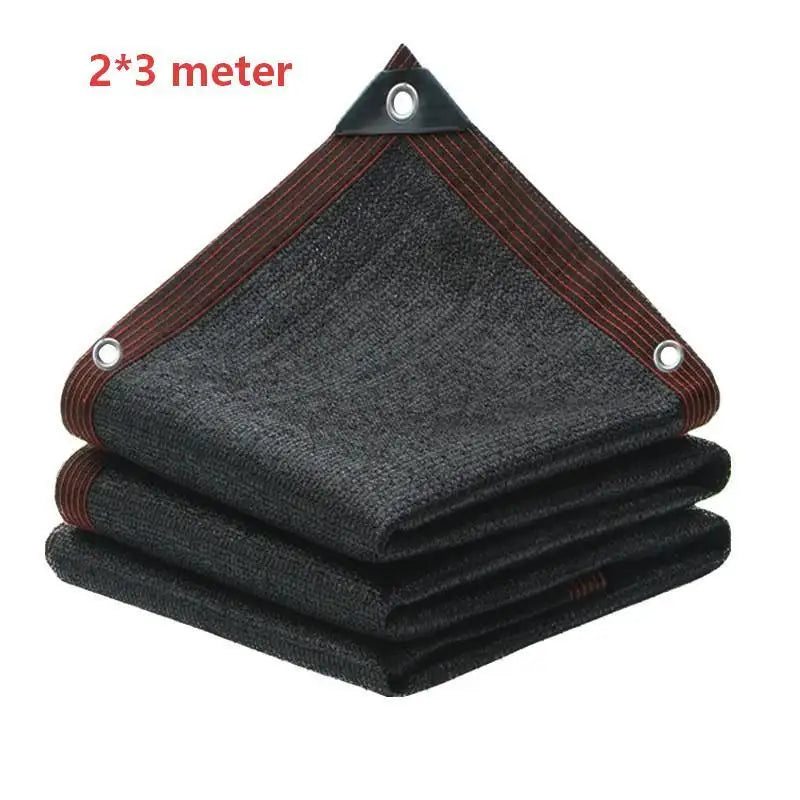 Black Sun Shade Net High Density UV Protection Breathable Tear Resistant Sunblock Cloth For Garden Patio Balcony Outdoor Use Qme Black 2x3 meter