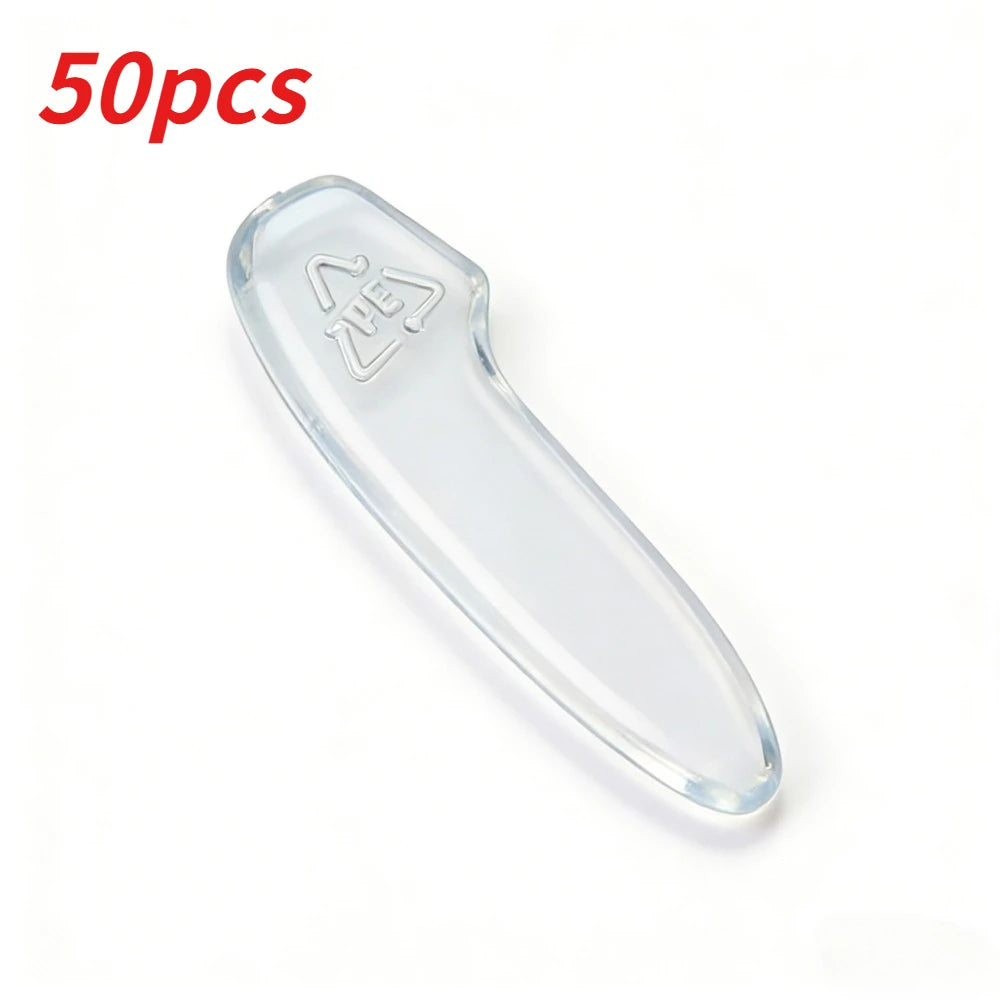 50/100Pcs Plastic Extended Knife Tip Protector Clear Point Cover Safety Guard for Kitchen Knives Protective Case Qme transparent 50pcs