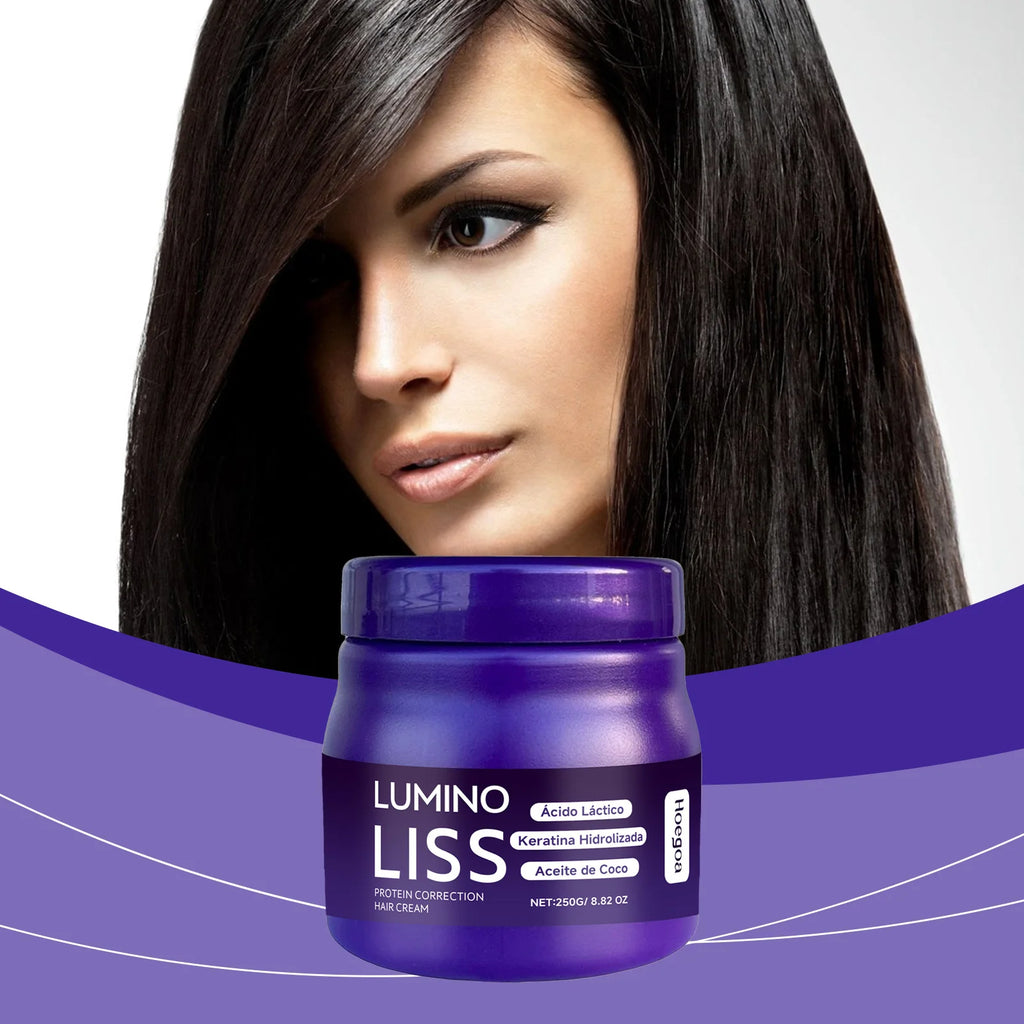 Moisturizing Hair Cream for Straightening Hair Treatment for Very Dry and Damaged Hair Repair Anti Frizz Keratin Hair Mask 250g Qme 250g Boxed