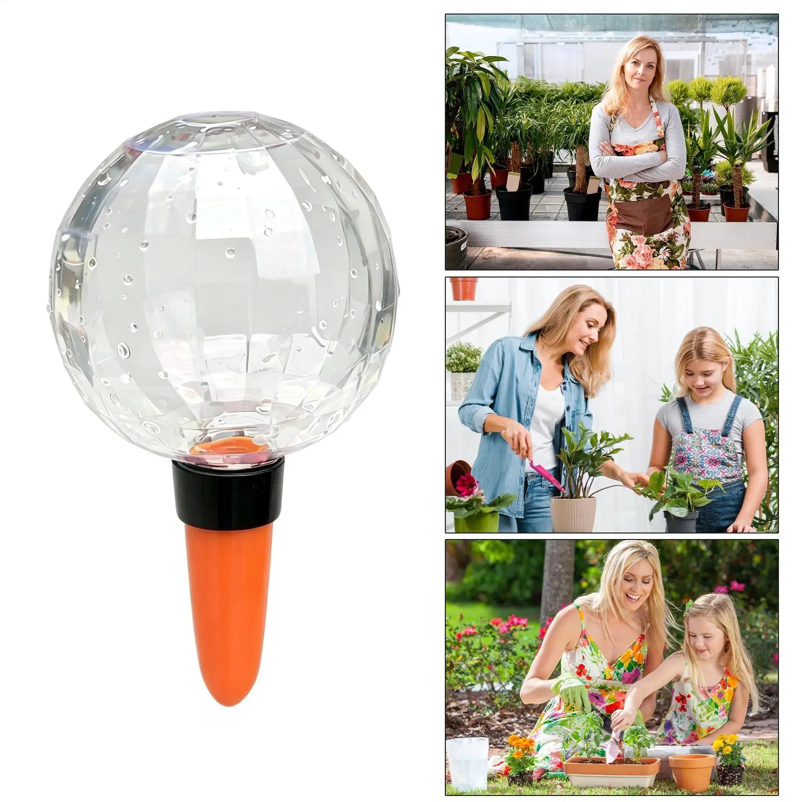 Plant Watering Globes 500ml Large Automatic Waterer Outdoor Plants Watering Spikes For Flower House Potted Hydroponic Grow Patio Qme