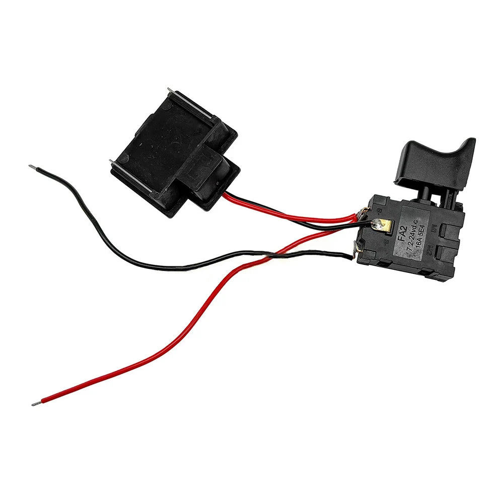 1PCS 16A 5E4 Electric Drill Dustproof Speed Control Push Button Trigger For Lithium Battery Switch Cordless Drill Switch Qme