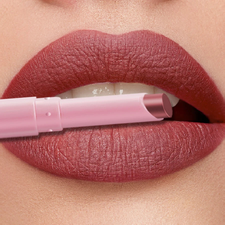 15-color Nude Red Lip Liner Pencil Brown Matte Smooth Waterproof Long Qme 02