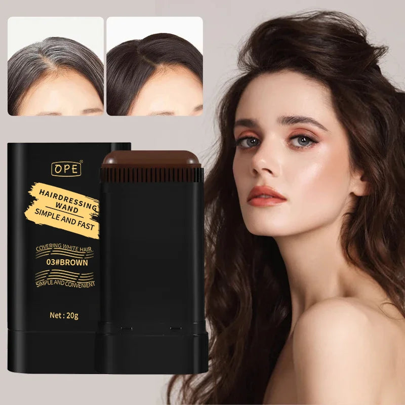 Three-color Quick Touch-up Hair Dye Stick Beard Portable Temporary Qme