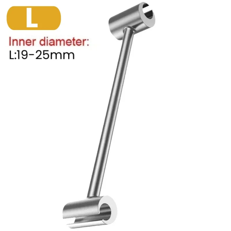 1/2Pcs Double Head Door Hinge Repair Spanner 8-19mm/19-25mm Adjustment Labor-Saving Wrench Home Hinge Gaps Repair Hand Tools Qme L- 1PC
