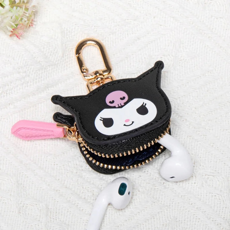 Cute Colorful Clowmi Keychain Charms Mini Cartoon-Style Stylish Bag Charms Coin Purse Qme