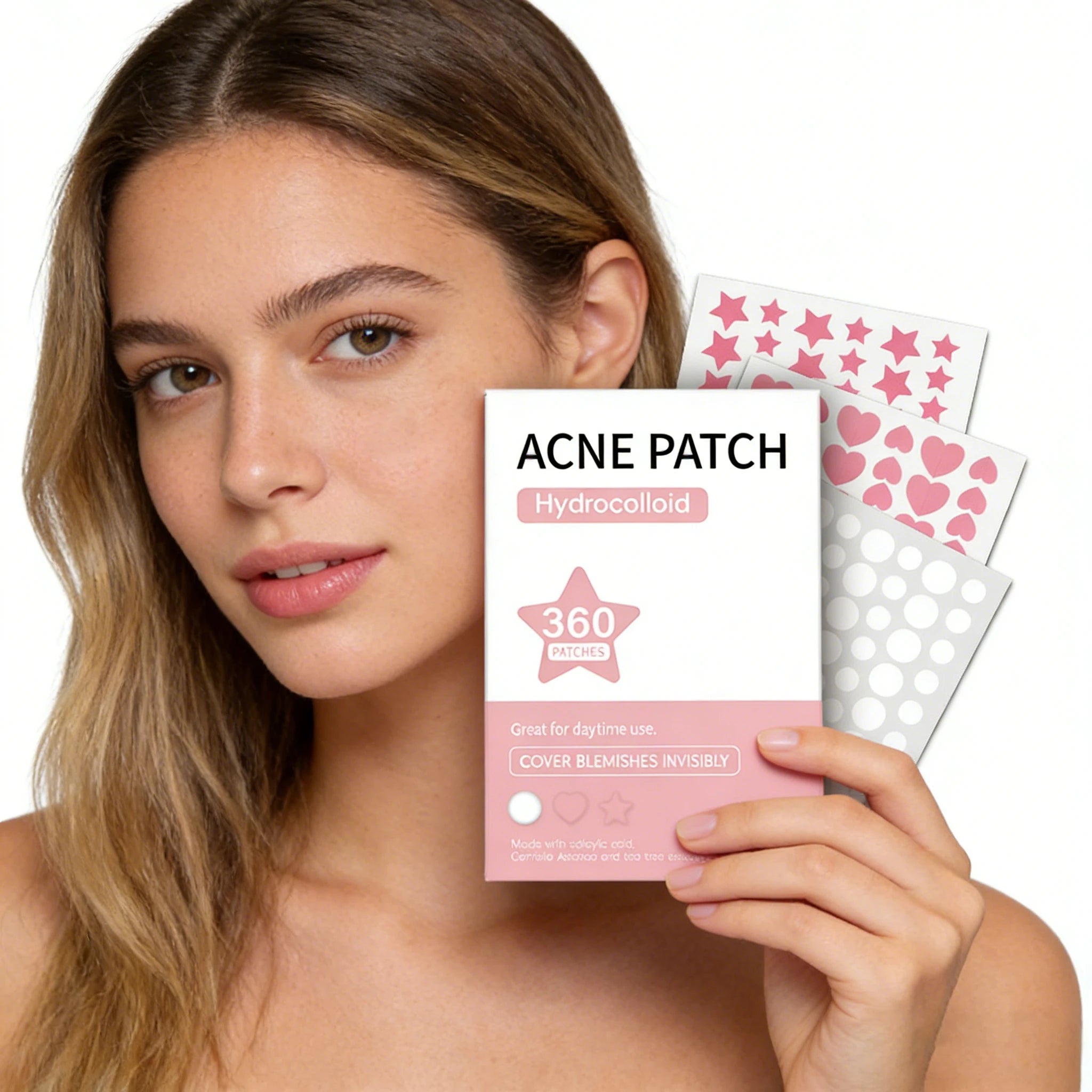 Colorful Invisible Pimple Removal Anti-acne Hydrocolloid Patches Qme