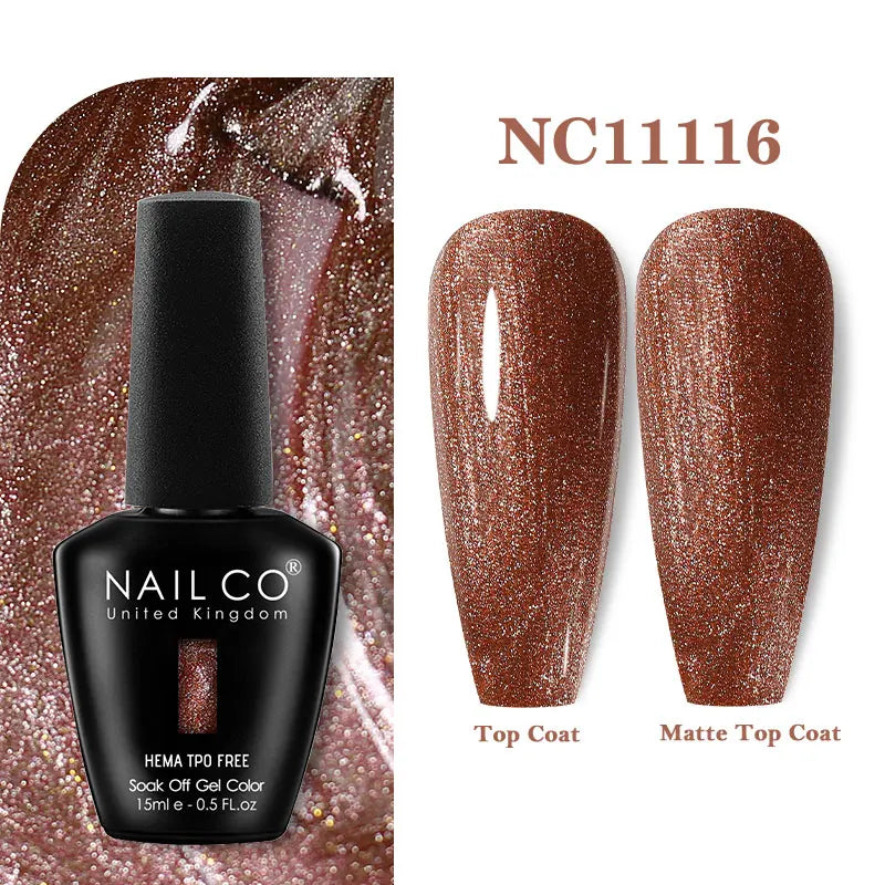 NAILCO Coat Base Gel Nail Polish Nails Art Semi Permanent Lacquer