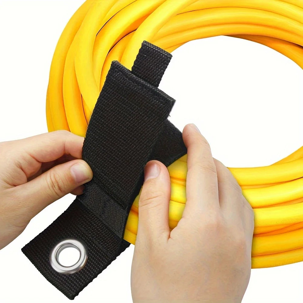 1pc Heavy-Duty Storage Straps, Reusable Extension Cord Organizer, Hose Storage, Accessories Holder For Garage Organization Qme