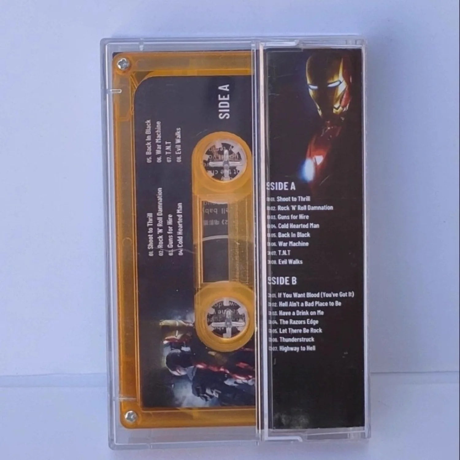 Superhero Movie Soundtrack Rock Cassette Tape, Retro Nostalgic Format, High-Energy OST Reissue, Ideal for Collectors Qme