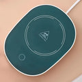Electric Smart Thermostatic Coaster Suitable for Home and Office Suitable for Hot Coffee Tea Milk Water Portable and Waterproof Qme US Plug